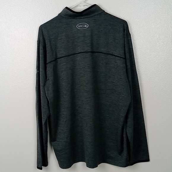 Under Armour 1/4 Zip Pullover Men's Large Loose Gray World Series 2018 Baseball - Picture 8 of 9
